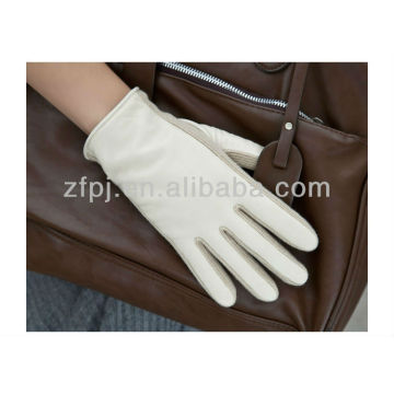 best-selling style lady dresss white gloves leather